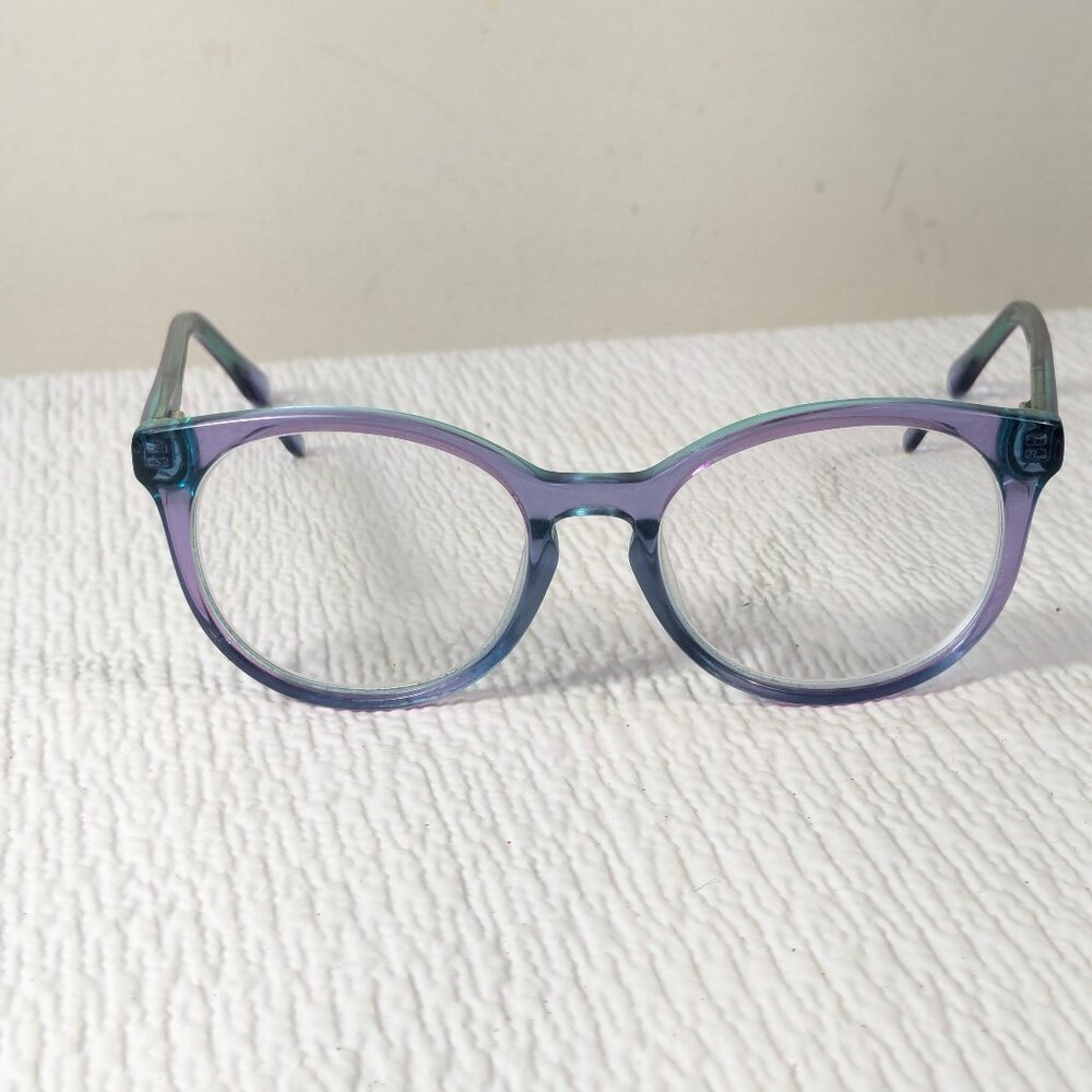 Indi KG 9001 eyeglasses glasses round purple kids youth girls Indigo key hole